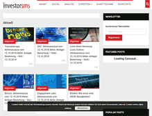 Tablet Screenshot of investor-sms.de